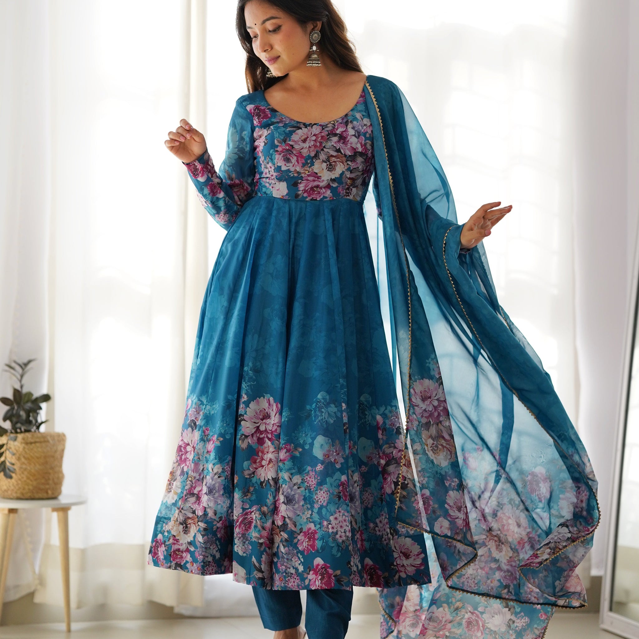 ANARKALI PINK SUIT