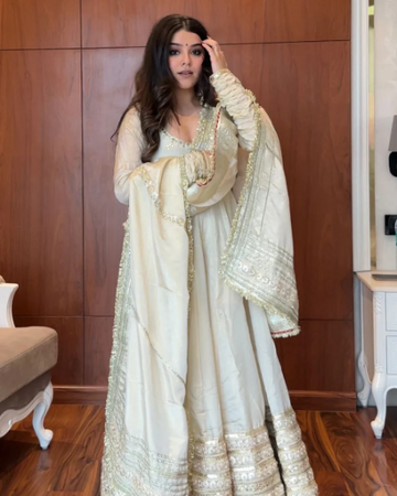 Grace That Glows Premium Anarkali Suit Set