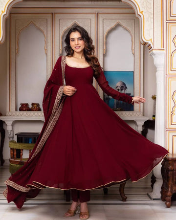 New Designer Anarkali Suit Set